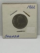 Canadian 1922 5 Cent Coin