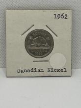 1962 Canadian 5 Cent Coin