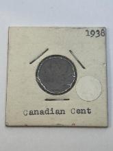 1938 Canadian Penny
