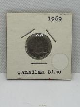 1969 Canadian Dime