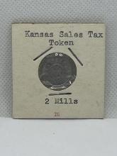 Kansas 2 Mills Sales Tax Token