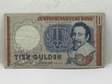 De Nederlandsche Bank Tien Gulden Bill