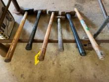 LOT OF SLEDGE HAMMERS