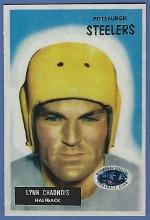 High Grade 1955 Bowman #54 Lynn Chadnois Pittsburgh Steelers