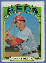 1972 Topps #433 Johnny Bench Cincinnati Reds