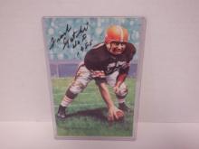 FRANK GATSKI SIGNED AUTO GOAL LINE ART