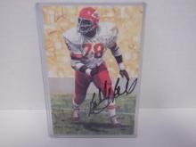 BOBBY BELL SIGNED AUTO GOAL LINE ART