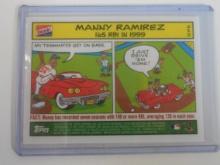 2003 TOPPS BAZOOKA MANNY RAMIREZ COMIC CARD SP