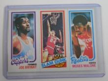 1980-81 TOPPS BASKETBALL MOSES MALONE BOBBY JONES JOE BRYANT