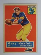 1956 TOPPS FOOTBALL #43 GARY KNAFELC PACKERS ROOKIE CARD SHARP NICE EYE APPEAL