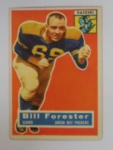 1956 TOPPS FOOTBALL #79 BILL FORESTER ROOKIE CARD PACKERS SHARP NICE EYE APPEAL