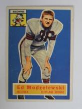 1956 TOPPS FOOTBALL #117 ED MODZELEWSKI BROWNS SHARP NICE EYE APPEAL