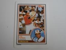 1992 R AND N CHINA CAL RIPKEN JR 1983 TOPPS PORCELAIN CARD 5323 ORIOLES