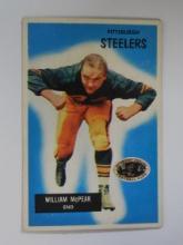 1955 BOWMAN FOOTBALL #116 WILLIAM MCPEAK ROOKIE CARD PITTSBURGH STEELERS