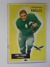 1955 BOWMAN FOOTBALL #135 JAMES PALMER ROOKIE CARD EAGLES VINTAGE