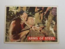 1956 TOPPS DAVEY CROCKETT SERIES 1 #30 ARMS OF STEEL