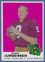 1969 Topps #227 Sonny Jurgensen Washington Redskins