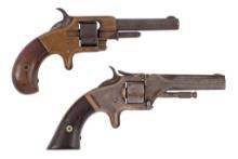 Lot of Two Smith & Wesson & Whitneyville No. 1 Second Issue Revolvers