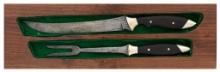 Cased Set of Kelgin Knife and Fork