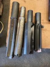 Lot of 4: Spade Drill Holders, Ranges from 2? Dia X 13? L - 2 1/2? Dia X 18 1/2? L for NZL6000