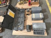 Pallet of drill bit tool boxes, a Radii Cutter