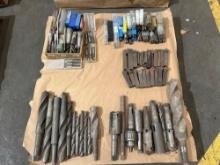 Pallet of Assorted Twist Drills, Lathe Cutters, Taps