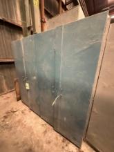 Lot of 2 Double Door Cabinets with Electric Components 38? X 24? X 73?
