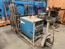 Miller Dimensions 652 Welding Power Source on Metal Cart , S/N LG120158C, 230/460 V, 3 Ph, 60 Hz,