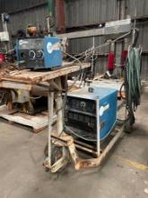 Miller Dimension 302 Welding Power Source, S/N LF046836 with Miller 22A 24V Wire Feeder, S/N