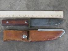 Antique Case XX Knife w/Leather Sheath ANTIQUE KNIVES