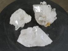 3 Beautiful Quartz Crystal Formations/Cluster Specimens (ONE$) ROCKS&MINERALS