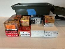 8 Boxes of .44 Magnum Rounds in Plastic Ammo Box