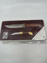 NEW Winchester 2 Knife Gift Set .30-30 Commemorative Set