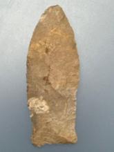2 3/8" Ft. Payne Chert Beaver Lake Paleo Point, Found in Kentucky, Ex: Huber Collection of