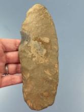 Cache Blade 12 of 16- 6 3/8" Petalas Blade, Argillite, Found Mt. Laurel, Bur. Co., NJ, Ex: Middleton