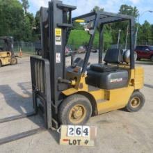 Caterpillar Mdl. GP25 Forklift, Triple Stage Mast Side Shift, Propane Gas,