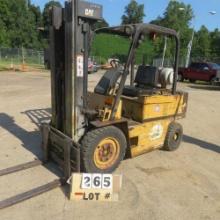 Caterpillar V50D Forklift, Triple Stage Mast Side Shift, Propane Gas, 4586