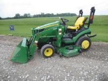 John Deere 1025R Compact Tractor With Mower