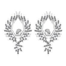 0.80 Ctw VS/SI1 Diamond 14K White Gold Earrings ALL DIAMOND ARE LAB GROWN