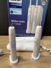 PHILIPS Sonicare Optimal Clean Sonic electric toothbrush (set of 2)