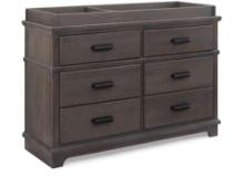 Asher 6 Drawer Dresser with Changing Top and Interlocking Drawers