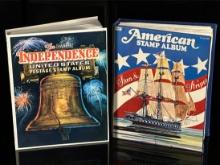 (2) Large USA/America Stamp Collection Albums