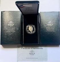 1990 U.S. Mint Eisenhower Centennial Commemorative Proof Silver Dollar