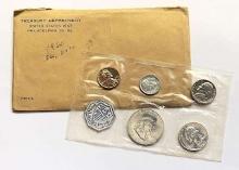1960 U.S. Mint Silver Proof Set (5-coins)