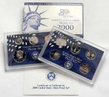 2000 U.S. Mint Proof Set (10-coins)