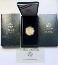 1990 U.S. Mint Eisenhower Centennial Commemorative Proof Silver Dollar