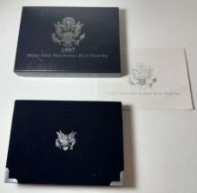 1997-S US Mint Premier 5-coin Silver Proof Set with Box & COA