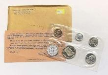 1960 U.S. Mint Silver Proof Set (5-coins)