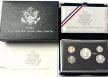 1992 U.S. Mint Premier Silver Proof Set (5-coins)