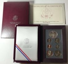 1996-P US Mint Prestige 7-coin Proof Set with Box & COA
